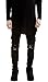 NITAGUT Men's Slim Fit Stretch Destroyed Ripped Skinny Denim Jeans Black-US 34