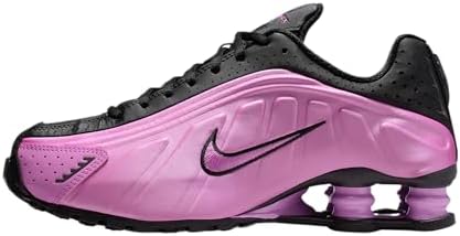 Amazon.com | Nike Shox R4 Shoes (AR3565-600, Barely Rose/Metallic