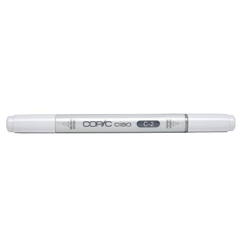 Copic Markers C2 Ciao with Replaceable Nib, Cool Gray