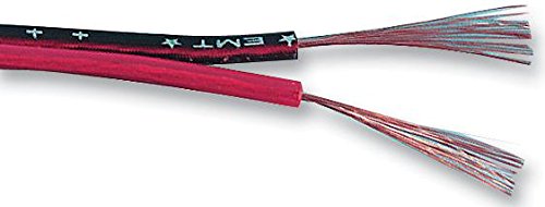 Pro Power 14/0.2 mm CCA 100 m Figure-8 Speaker Cable, Red/Black, 2x 14/0.20 mm CCA 100 m