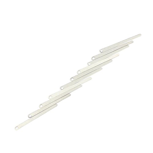 Pack of 10 Stainless Steel Sax Clarinet Leaf Springs Silver Woodwind Instrument Accessory