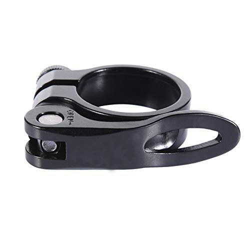 Quick Release Bike Seatpost Clamp 34.9mm 31.8mm 28.6mm MTB Bike Road Bike Casual Bicycle Seatpost Clamp (28.6mm)