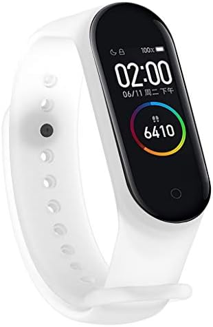 Laicai For Xiaomi Mi Band 4, Fashion Transparent Solid Color Silicone Sport Replacement Bracelet Strap Watchband for Xiaomi Mi Band 4