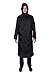 Fit Rite Men's Nylon lightweight Waterproof Raincoat - Zip in Hood,Large,Navy