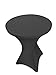 Luxury Collection Black Spandex Cocktail Table Cover - Fitted High Top Round Table Cloth - Round Tablecloth Covers for Bar Table Pub Table Round Kitchen Table High Top Table Bistro Table