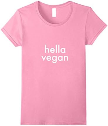 Womens hella vegan Small Pink