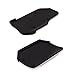 HDE 2 Piece Non Slip Pedal Kit Gas Brake Cover Pads for Automatic Transmission Vehicles (Chrome and Black)