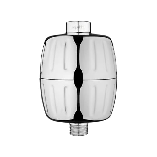 Aquabliss SF500 Daily Essential+ Shower Filter - Chrome | Heavy-duty filtration reduces chlorine, sediment & heavy metals. Built for tougher water. Maintains water pressure.