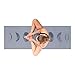 Incline Fit Printed Yoga Mat Anti Slip Printed Yoga Mat for Yoga, Pilates, Stretching, Meditation, Floor & Fitness Exercises, Moon Phases, 6mm, Waxing Crescentthumb 3