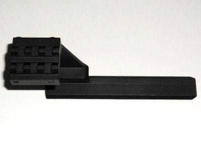 Ultimate Arms Gear Tactical Precision Machined Aluminum No Gunsmithing Weaver Picatinny Top & Bottom Rail Pistol Handgun Scope Mount for Sights , Lasers , Lights and Accessories Fits HK Heckler & Koch H&K HK45 P30 P30L P2000 Pistols with Front Accessories