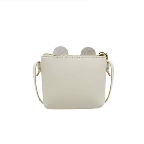 Eilova Cute Animal Cat Little Girl Crossbody Purse Coin Wallet Mini PU Shoulder Bag Handbag for Kid