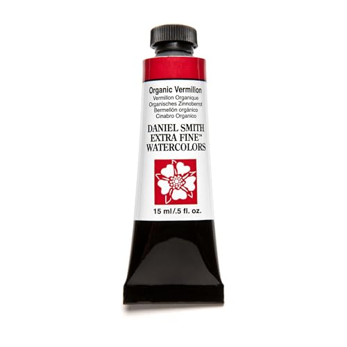 DANIEL SMITH Extra Fine Watercolor Paint, 15ml Tube, Organic Vermilion, 2846000…