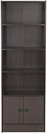 Woodness Tigron Open Book Shelf (Matte Finish, Wenge)