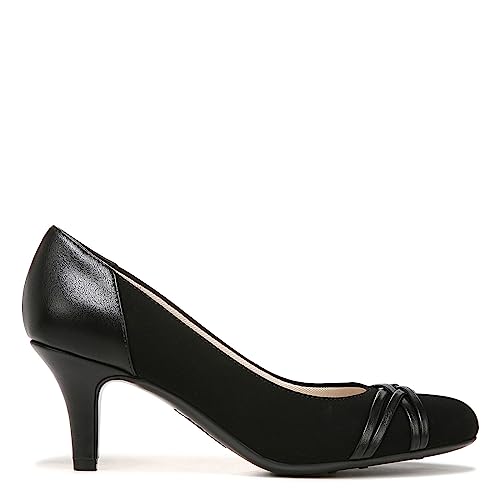 LifeStride Women's Pascal Dress Pump, Black, 7 W US