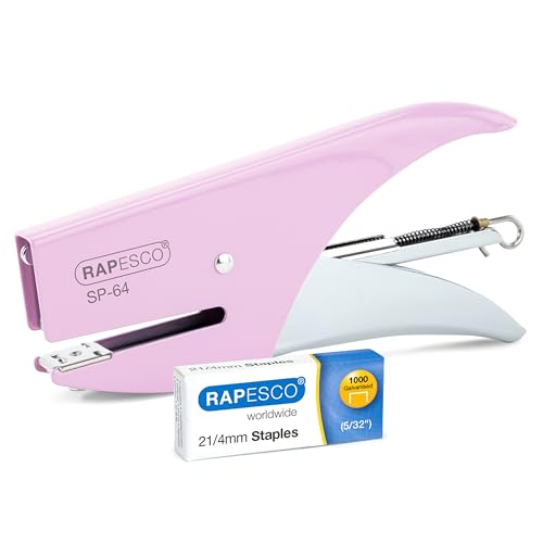 Rapesco 1377 SP-64 Stapling Plier and 1000 Staples, 12 Sheet Capacity
