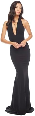 dress the population black carmen gown NEW DRESS THE POPULATION Carmen Long Sleeve V-Neck GOWN DRESS $288 Sz XS  BLACK