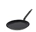 De Buyer Blue Carbon Steel Crepe & Tortilla Pan - 8” Diameter, 7.5” Cooking Surface - Ideal for Making & Reheating Crepes, Tortillas & Pancakes - PFAS, PFOA & PFOS Free - Made in France