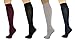 Sierra Socks Girl's School Uniform Knee High 3 pair Pack Cotton Socks G7200 2321