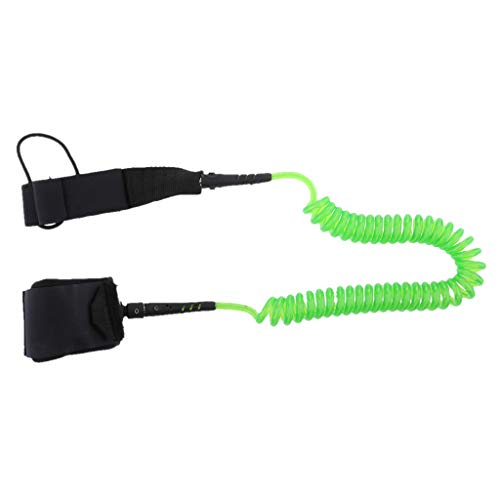 image for Prettyia 8ft 6.5mm Surfboard SUP Leash - Deluxe TPU Surfing Leg Rope w