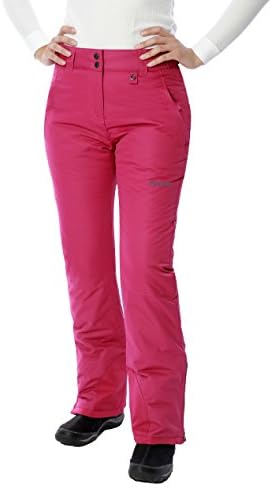 SkiGear Women's 1800 Thermatech Insulated Snow Pant, Large Orchid Fuchsia