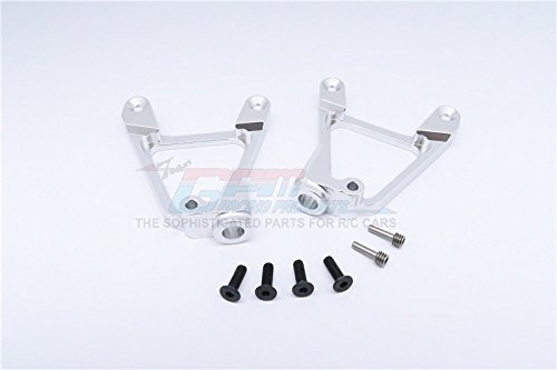 GPM For Vaterra K5 Blazer Ascender Upgrade Parts Aluminum Rear Shock Tower - 2Pcs Set Silver