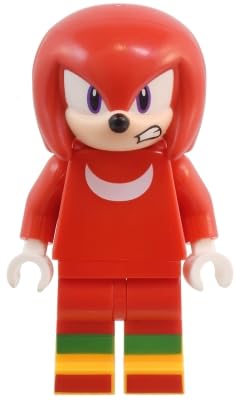 LEGO Sonic the Hedgehog Minifigures Collection, Loose Characters from Sets (Knuckles - Scowl)