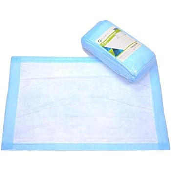 blue disposable bed pads