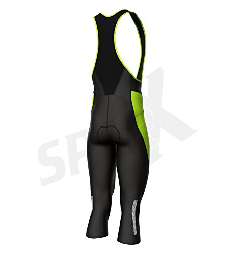 image for Sparx Sports Sparx Men's Thermal 3/4 Cycling Bib Shorts Roubaix Winter