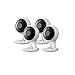 Samsung Wisenet SNH-V6431BN SmartCam 1080p Full HD Wi-Fi Indoor IP Camera Four Pack (Renewed)