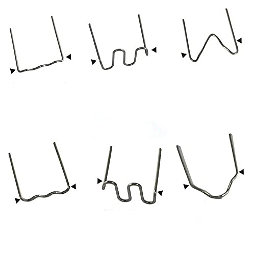 Hot Staples for Plastic Welder Car Bumper Automotive Plastic Repair Hot Stapler for All Cars, 6 Types Available