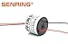 Factory Outlets 3MM Diam OD 16 MM Through Hole Slip Ring 2 Wires 2A 240VAC VDC 250RPM Rotary Connector for Robotthumb 1