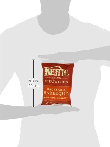 KETTLE BRAND POTATO CHIPS, BACKYARD BARBEQUE KETTLE CHIPS, SNACK BAG, 2 OZ (PACK OF 6)