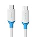 iClever USB Type C to Type C Cable, 7.2ft USB C to USB C 3.0 Cable 2.2M, Fast Charging and Data Sync Cable for MacBook, Samsung Galaxy Note 8, S8, S8+, Nintendo Switch, Google Pixel, Nexus 6P 5X