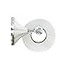 MODONA Toilet Paper Holder - White Porcelain & Chrome - Flora Series - 5 Year Warrantee