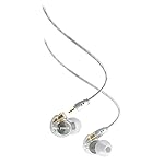 MEE audio M6 PRO Universal-Fit Noise-Isolating Musician's In-Ear Monitors with Detachable Cables (Clear)
