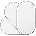 Waterproof Changing Pad Liners, Soft Bamboo Terry with Padded Backing - 3 Pack - White