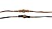 Set of Two Rakhi, Stone & Moti, Thread. Rakhi, Raksha Bandhan Gift for your Brother, Maroon & Yellow Color Thread.
