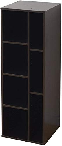 山善 本棚 幅30 奥行29 高さcm 対応 スリム部棚板可動 組立品 ダークブラウン Ccmr 9030 Dbr