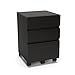 Essentials File Cabinet - 3-Drawer Wheeled Mobile Pedestal Cabinet, Espresso (ESS-1030-ESP)