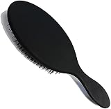 Head Jog 101 Bristle Paddle Brush Red Black Nylon Cushion for Blow Drying view 3