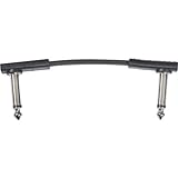 RockBoard PC-F-5 FLAT Patch Cable black, 2x w/right angle - 5 cm