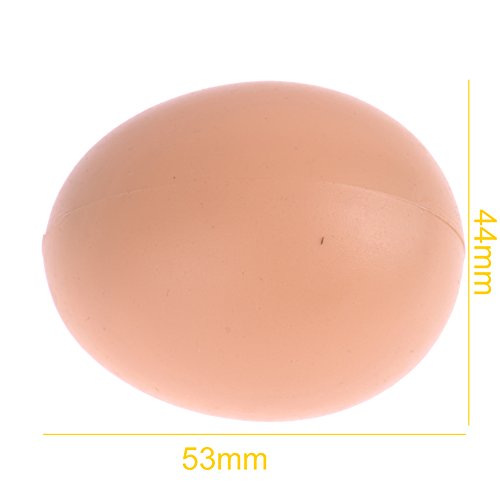ZZM 5 PCS Geflügel Coop gefälschte Eier Künstliche Kunststoff Dummy-Ei für Huhn-Henne – Bild 3