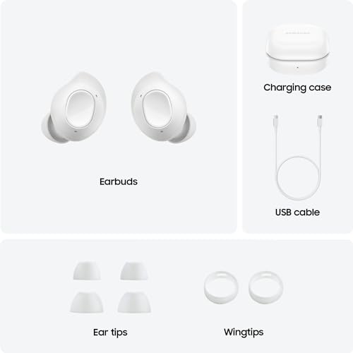 Samsung Galaxy Buds FE True Wireless Bluetooth Earbuds, Comfort and Secure in Ear Fit, Auto Switch Audio, Touch Control, Built-in Voice Assistant, White [US Version, 1Yr Manufacturer Warranty] - Image 10