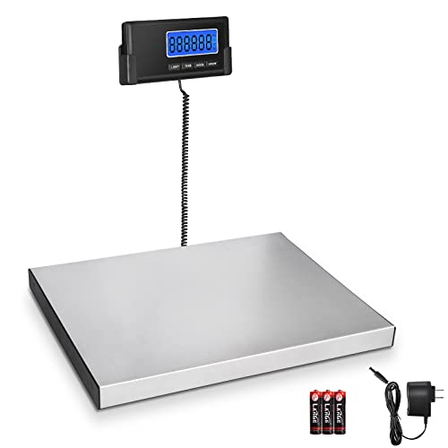 Kitchen Scale 440 Lb Digital Shipping Scale With Stainless Steel Platform - Backlit LCD Postal Scale For Business Food Scale - View #11
