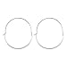 Big Round Earrings, Fashionable Women Jewelry Alloy Big Round Dangle Hoop Loop Earrings Girl Accessory (02)thumb 1