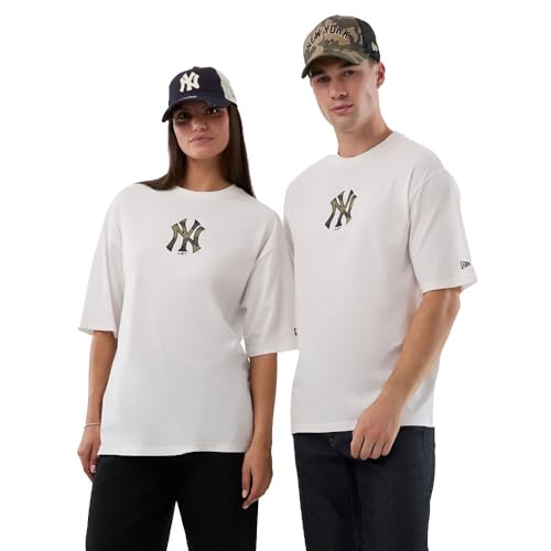 Camiseta Regular New York Yankees MLB New Era, Branco, GG