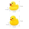 aovowog Bath Toys Rubber Duck Yellow Squeaky Mini Duck Baby Shower Beach Bathtime Water Toys [50 Pack]