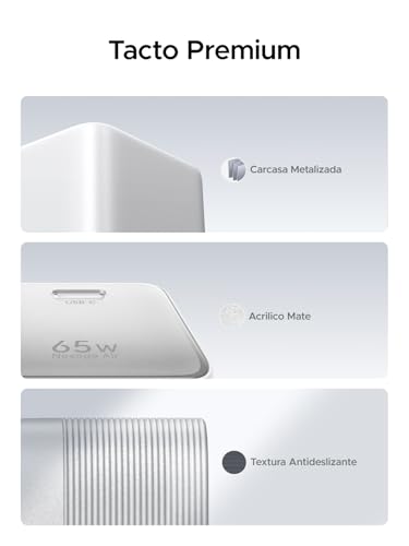 UGREEN Nexode Air 65W USB C Charger Fast Charging GAN II Power Supply with Type C Cable Compatible with MacBook Pro Air iPad iPhone 17 Air Pro MAX 16 15 14 13 Galaxy S26 25 Pixel 10 (White)