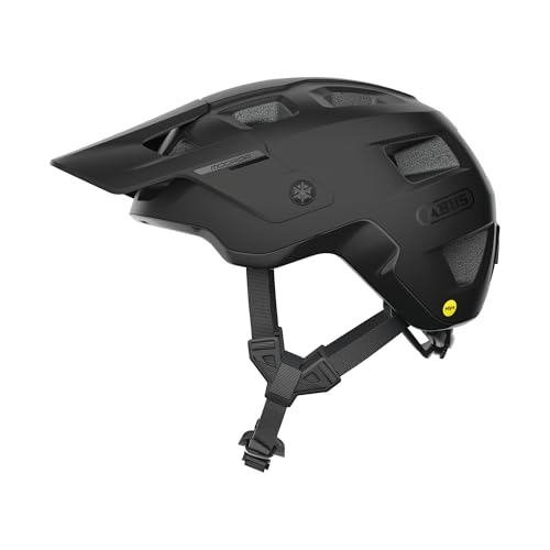 ABUS Unisex Fahrradhelm, Schwarz (Velvet Black), M (54-58 cm)