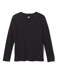 French Toast Henley - Raglán térmico de manga larga para niño